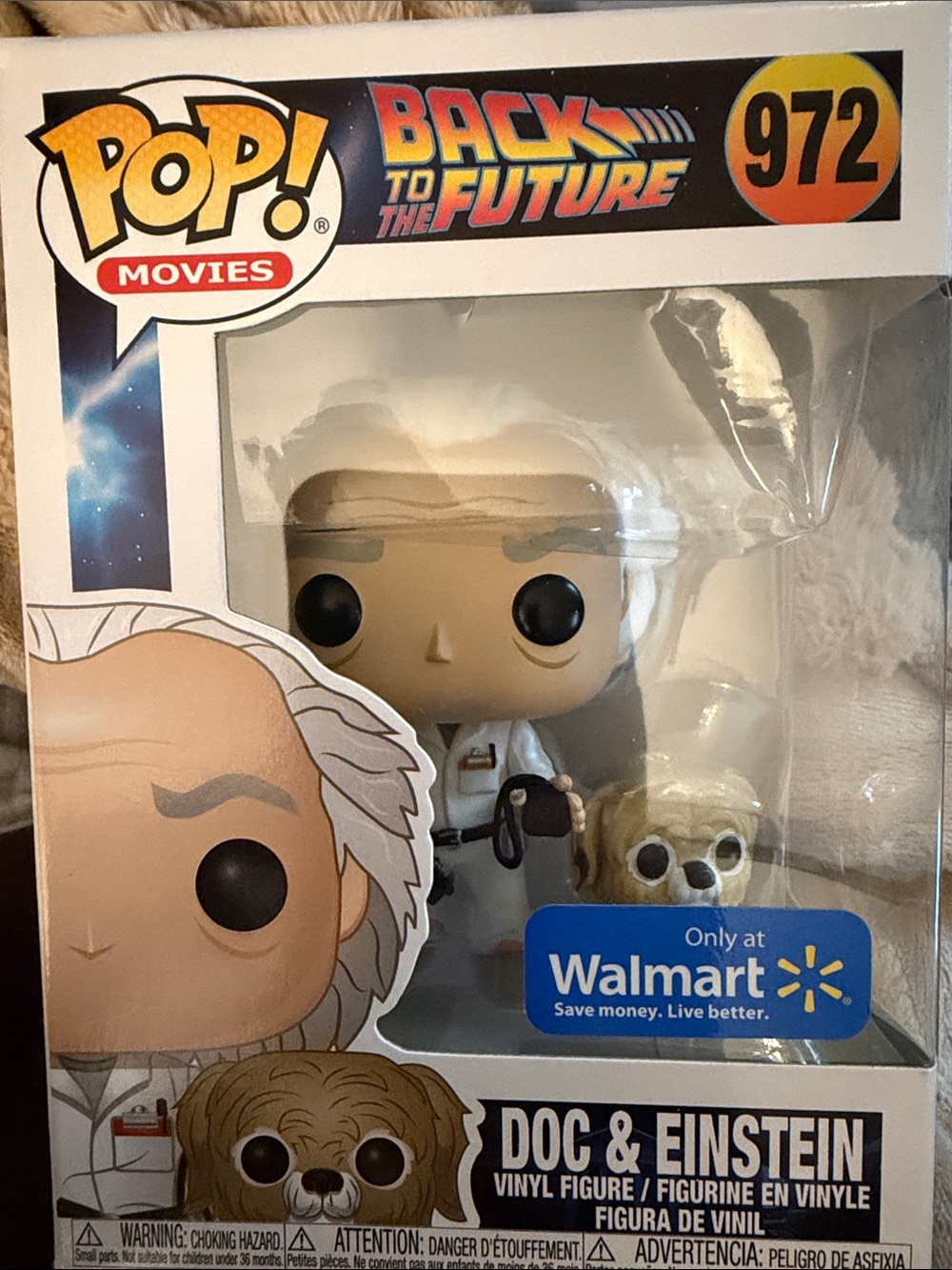 Funko Pop! Back to the Future- Doc & Einstein Vinyl Figure #972